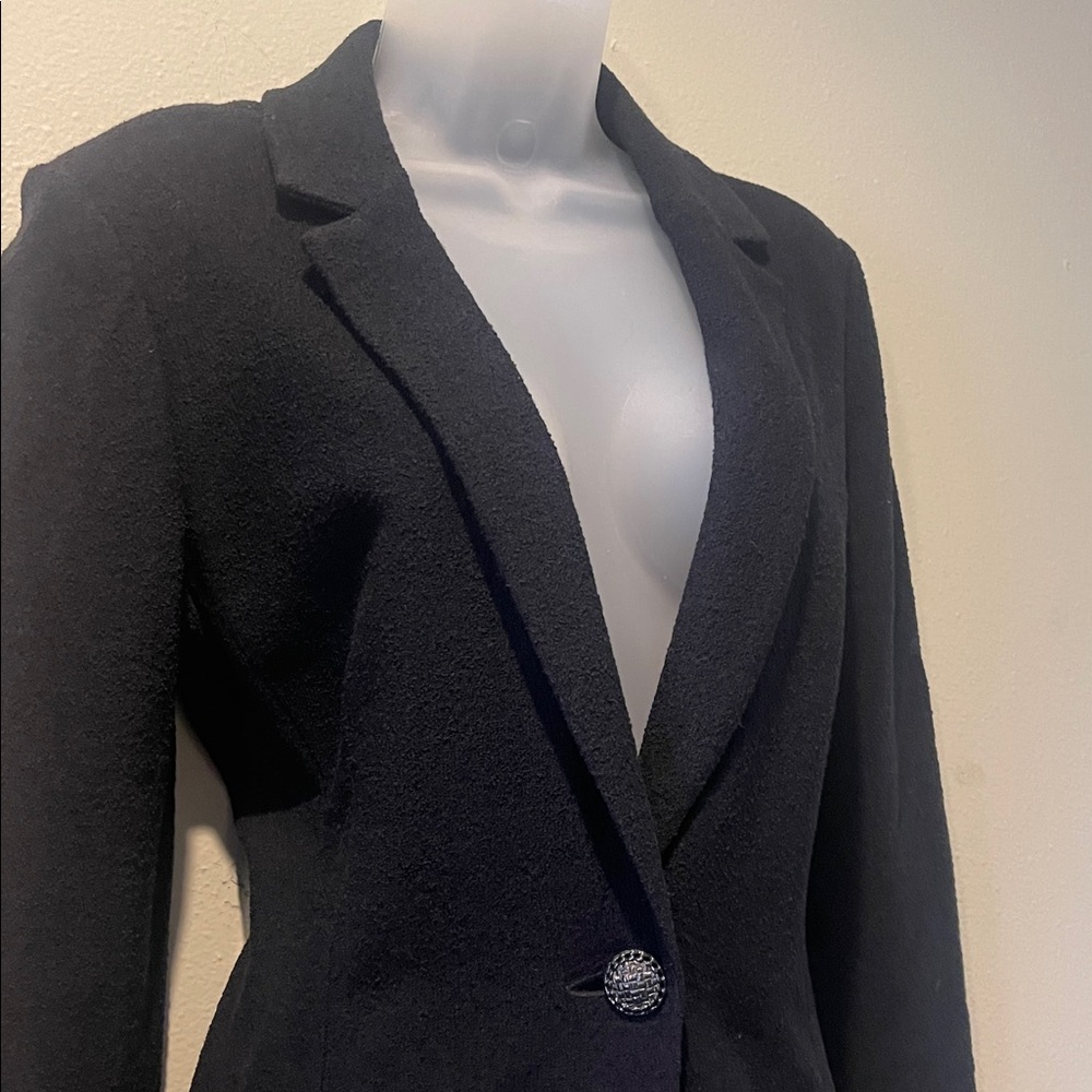 St. John Black Basic Blazer 10 - image 2